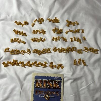 Risk Lord of the Ring Trilogy Edition Armies  Replacement Pieces Parts Yellow 90