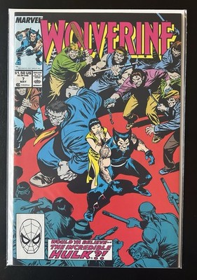 Wolverine (Vol 2) #7, May 89, Incredible Hulk, BUY 3 GET 15% OFF, Marvel Comics