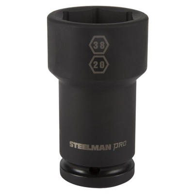 Steelman 3/4 in Drive 38mm 6 Point 20mm 4 Point Budd Combo Impact Socket 79328