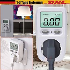 Energiekosten Messgerät Stromzähler Energiemesser Strommesser Steckdose 230V&16A