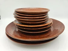 Rare "Dirt" Earthenware Dishes by Ben Owen Sr. | Jugtown Pottery | Seagrove NC