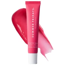 Summer Fridays Lip Butter Balm Treatment, Hydration Nourishing Shine, Pink Guava