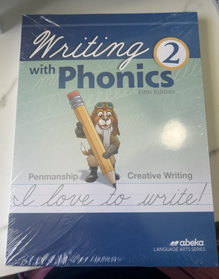 Abeka Writing with Phonics 2 Workbook Paperback 5th Ed Penmanship Creative