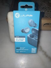 JLab Go POP True Wireless Bluetooth Earbuds, iOS, Android, Headphones
