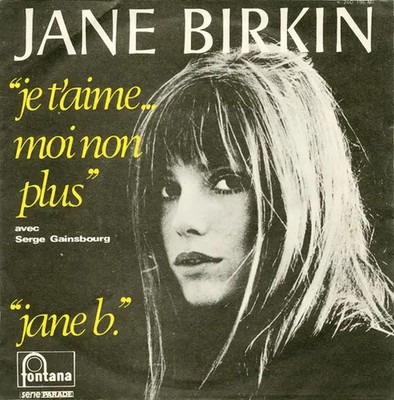 Jane Birkin Avec Serge Gainsbourg Je Taime  Moi Non Plus Vinyl Single 7inch