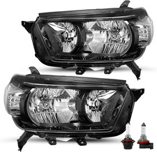 Headlight Assembly Compatible with 2010 2011 2012 2013 Toyota 4Runner, 5Th Gen 4