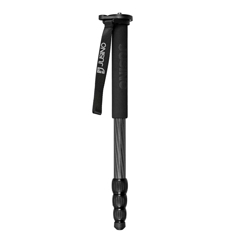 Carbon-Monopod (bis 153cm, bis 6kg) abnehmbarer Fuß/Tischstativ JUSINO VM-254C - Bild 2 von 4