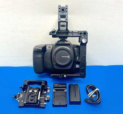 Blackmagic Cinema Camera 6K Full Frame (BMCC 6K FF) w/ Cage Top Handle Baseplate