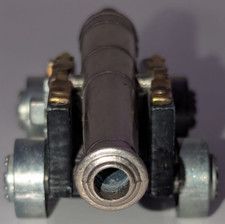 Vintage G.T. Collectible Cast Iron Cannon Toy Realistic Heavy Made In Italy