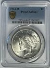 1934 D  PEACE DOLLAR NGC MS 64+