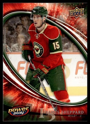 2008-09 Upper Deck Power Play Box Set James Sheppard Minnesota Wild #143