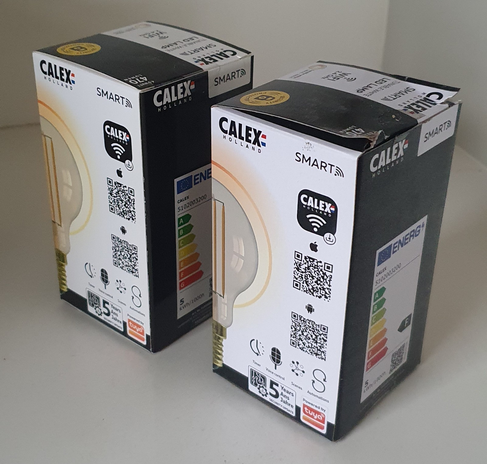 Calex- Smart Tunable White LED Bulb. E14, spherical