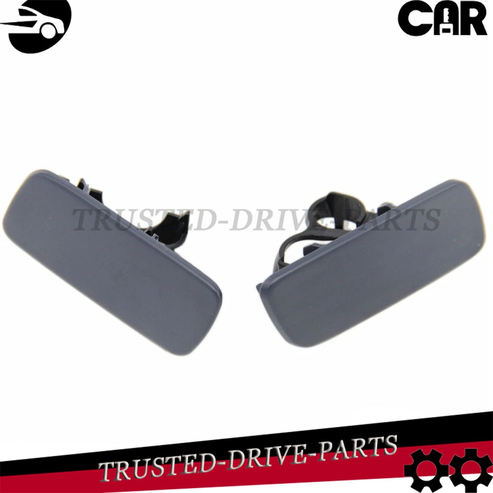 2PCS Headlight Washer Cover LH+RH Fits Rolls-Royce Ghost 61677244959 61677244960