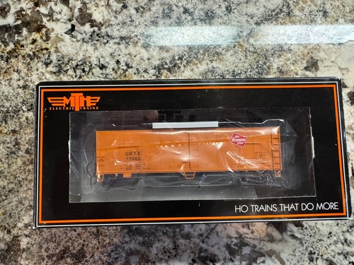 Refrigerador lateral de acero HO MTH HO 85-78041 40' Milwaukee Road #URTX 37063 NOS | Zustand: New