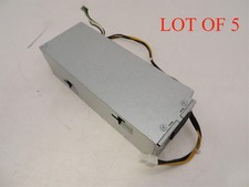 Lot of 5 Dell Optiplex 3050 5050 7050 240W 6 Pin Power Supply PSU L240ES
