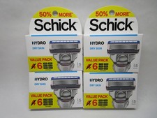 4-Schick Hydro Dry Skin Razor Refill Cartridg...