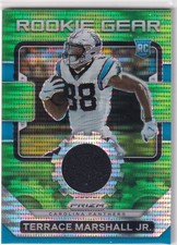 2021 PANINI PRIZM TERRACE MARSHALL JR. RC ROOKIE GEAR JERSEY #18