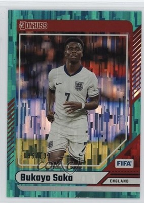 2024-25 Panini Donruss FIFA Teal 96/199 Bukayo Saka #54 11nr