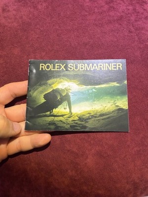 ROLEX SUBMARINER - Heft / Booklet von Rolex USA, selten Ref. NY 100.22