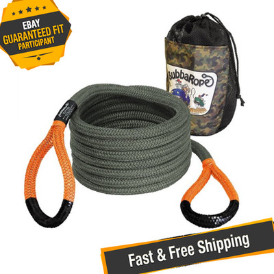 Bubba Rope 176655DRG 3/4'' x 30' Renegade Series Synthetic Rope with Orange Eyes