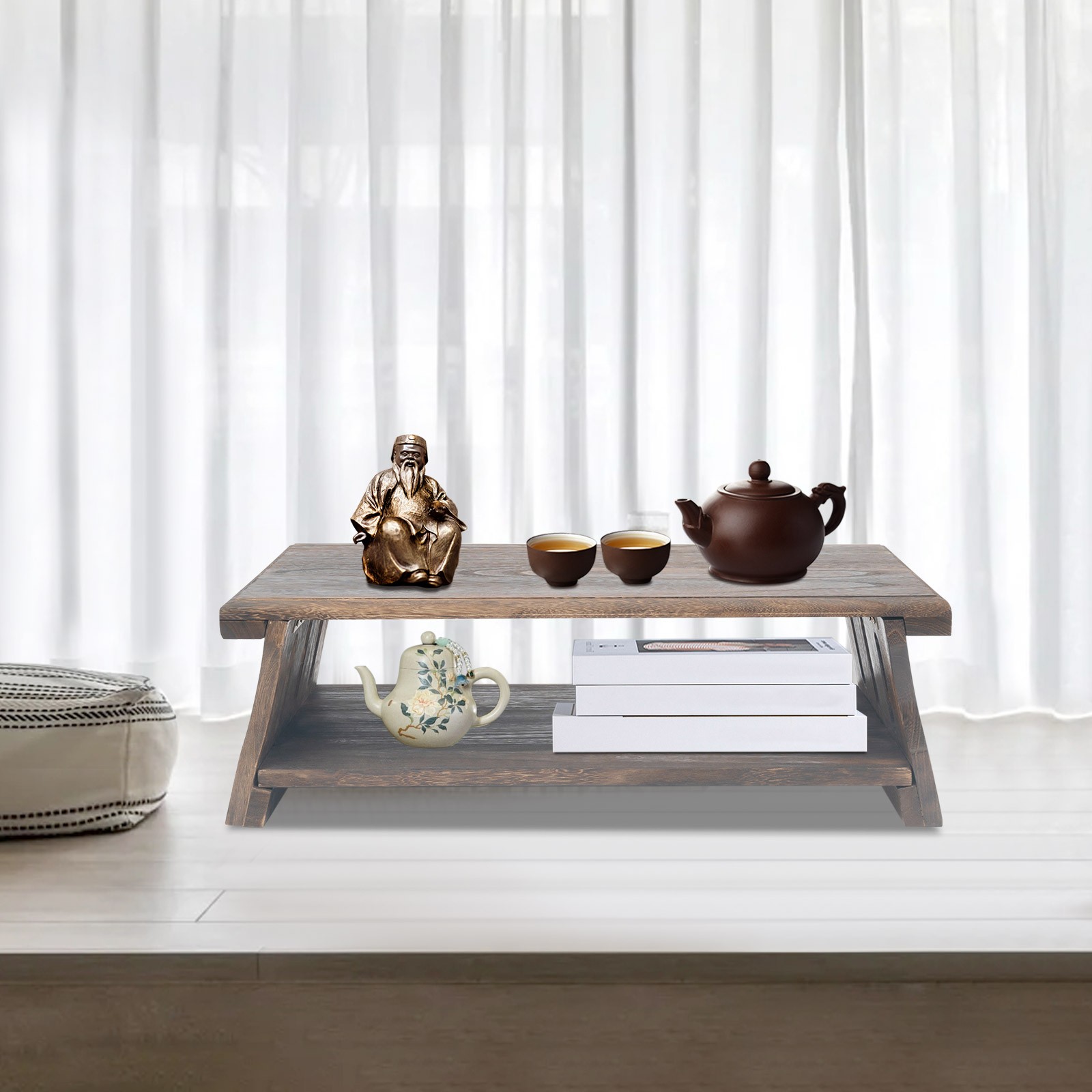 Altar Table, Folding Meditation Table, Low Coffee Table For Sitting On The Floor