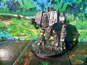 Painted OOP SCI-FI RPG Chaos 40k Combat dreadnought Robot Fan Sculpt Hero class