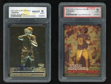 Tom Brady 2000 Fleer Ultra Polychrome & 23KT Gold RC Blue Signature WCG 10 GEM!