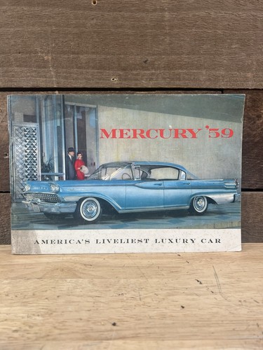 Vintage 1959 Mercury Sales Brochure Booklet
