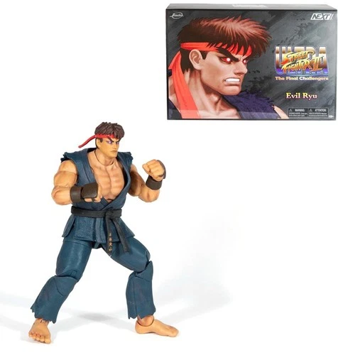 Street Fighter II EVIL RYU Figure JADA Toys BNIB New 6inch Deluxe Ultra UK