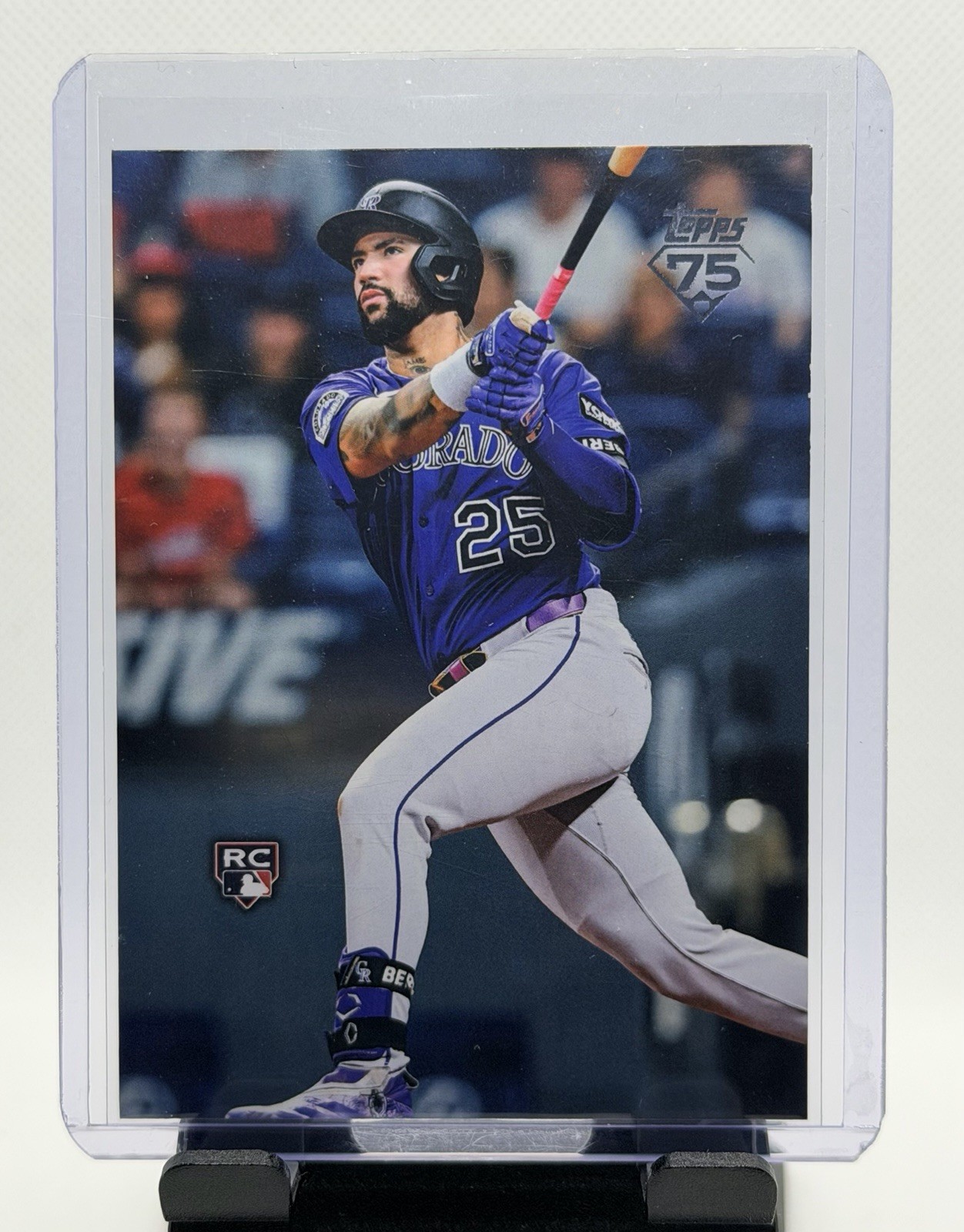 2026 Topps Series 1 Warming Bernabel True Photo Variation Rockies #55 RC