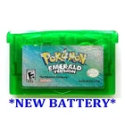 Pokemon Emerald Version * New Battery * (Game Boy Advance Gameboy) * AUTHENTIC *
