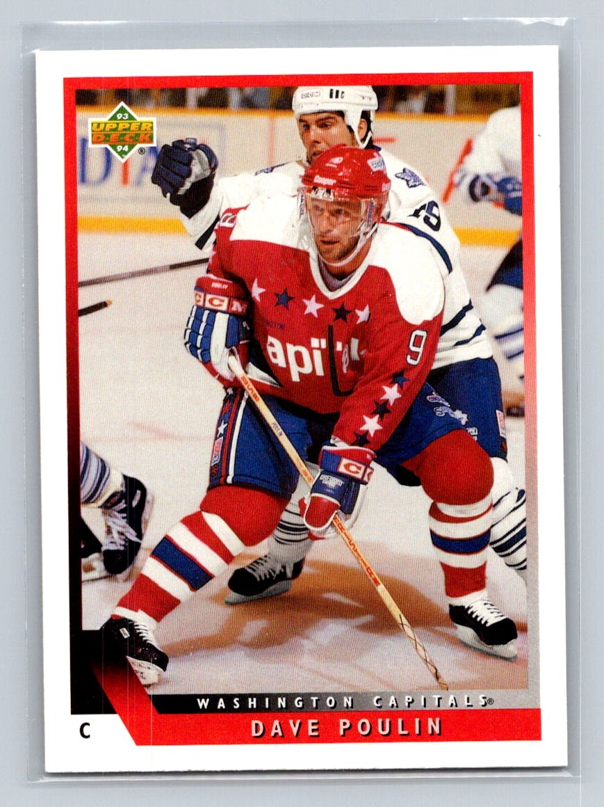 1993-94 Upper Deck #355 Dave Poulin Washington Capitals