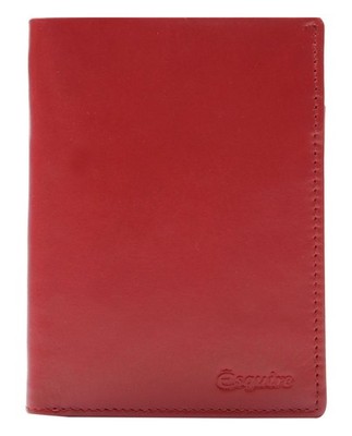 Esquire New Silk Wallet High with Flap Geldbörse Red dunkelrot Neu