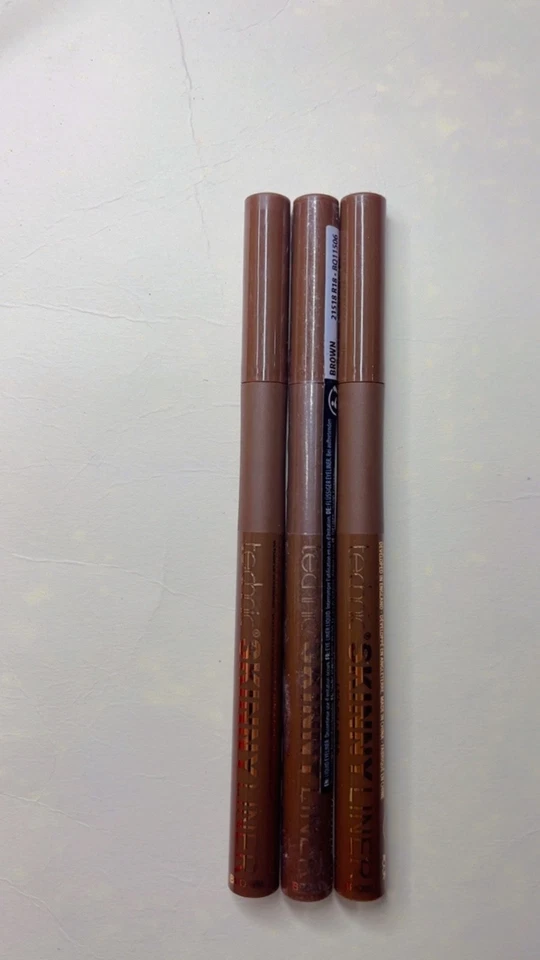 Technic Pack de 3 Lápices Delineadores de Ojos Marrón - Duradero y A Prueba de Manchas - Foto 3 de 4