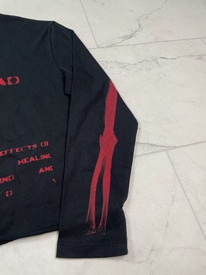 DROP DEAD 赤黒ストライプ 長袖 Drop Dead Clothing Red Ultraviolence Long Sleeve Tee