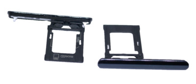 Sony Xperia XZ Premium Sim 2 Micro SD Karten Halter Schlitten Tray Memory Black