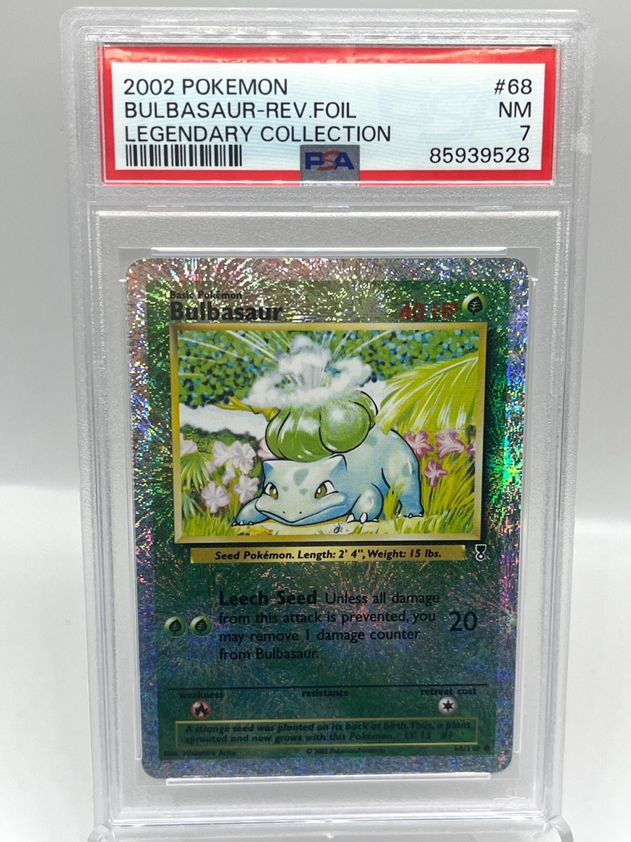 Bulbasaur 68/110 Legendary Collection Reverse Holo Vintage Pokemon