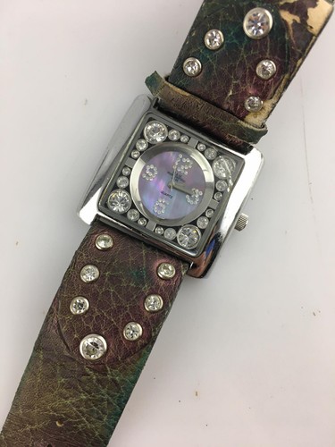 Armbanduhr M&M Primo Emporio Quarz 41mm Frauen strass Quadrat Armband Verwöhnt - Bild 2 von 2