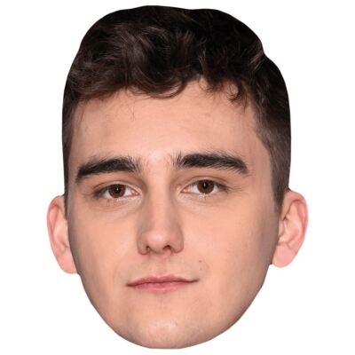 Cameron Chapman (Brown Hair) Celebrity Mask, Flat Card Face