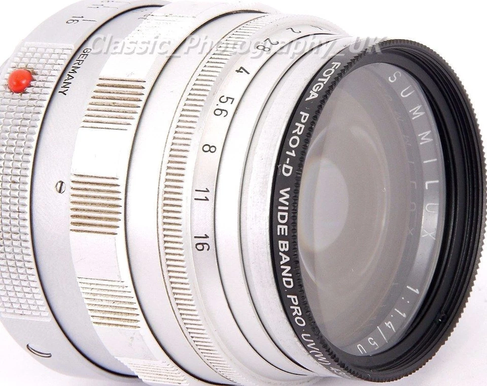 43mm FOTGA Slim Band UV Filter for E43 SUMMILUX 1.4/50mm ASPH. SUMMILUX 1.4/50 - Image 3 of 4