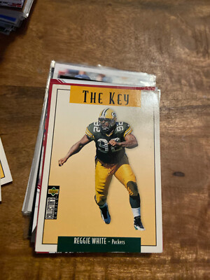 1995 Upperdeck Collector's Choice Update Football Reggie White #U77 The Key