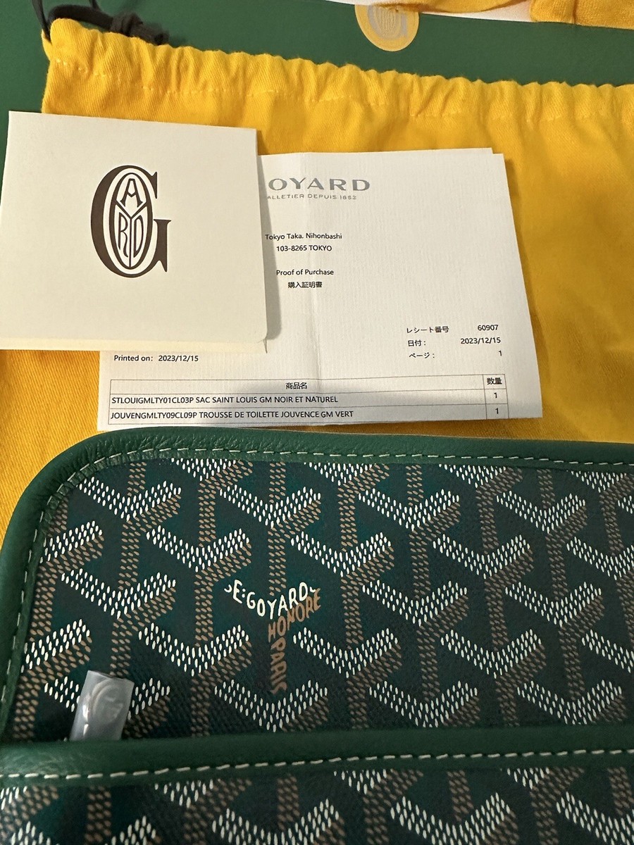 Authentic Goyard Jouvence Toiletry Pouch - Goyardine GM