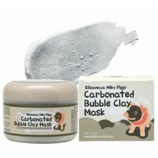 Image of ELIZAVECCA Milky Piggy Carbonated Bubble Clay Mask 100g Pore Cleaning Mask NEW