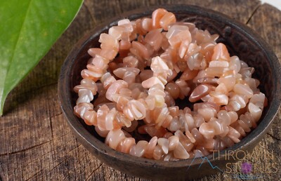 SUNSTONE Crystal Long Necklace - Chip Beads - Beaded Handmade Jewelry, E0812