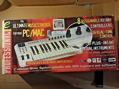 Evolution MK-225C Midi Controller + NUR USB KABEL OHNE NETZTEIL 