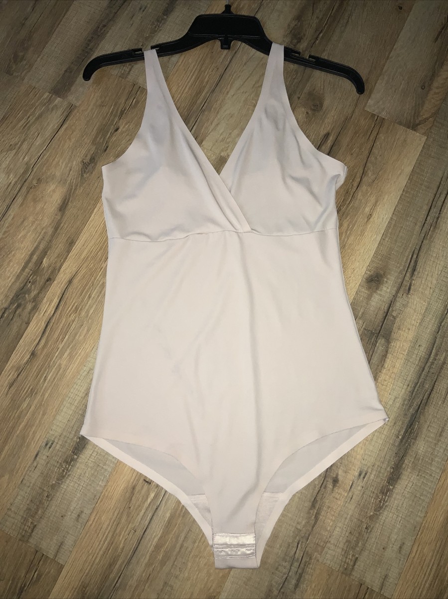 その他 bodyshape Skinny Girl Smoothing Shaper Bodysuit *7673* NUDE XL COTTON SNAP