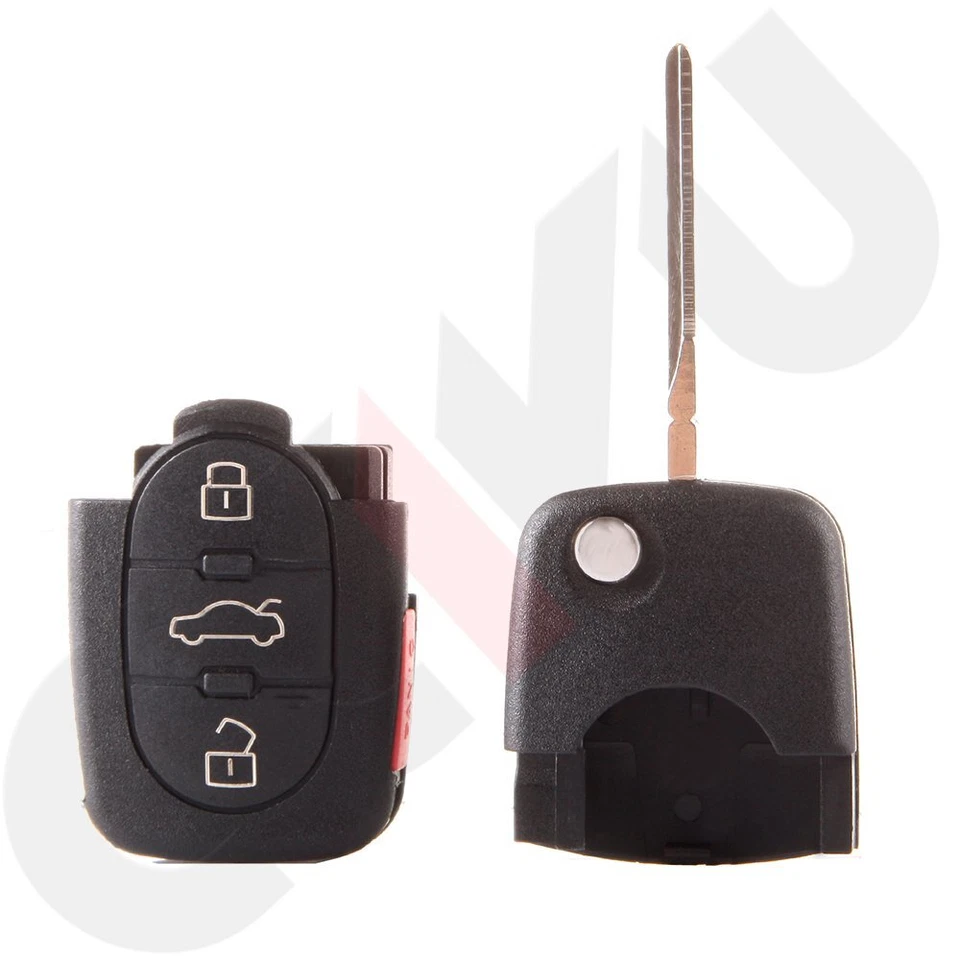 For Audi A4 TT 1997 1998 1999 2000 2001 2002 2003 2004 Remote Key Shell Case Fob - Image 4 of 4
