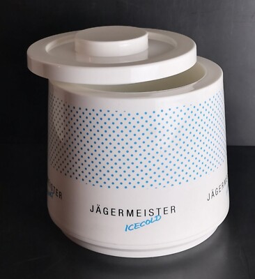 Jägermeister Kühler, Icecold, Eiskühler, Bar, Gastro, weiß, Party,  2-teilig,Neu