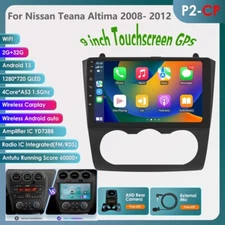 Android 13 For 2008-2012 Nissan Altima Teana Apple Carplay 9" Car Radio GPS Navi