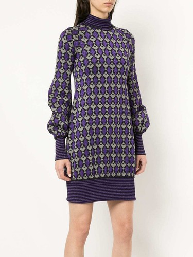 Lurex Turtleneck Shimmer Sweater Wool 